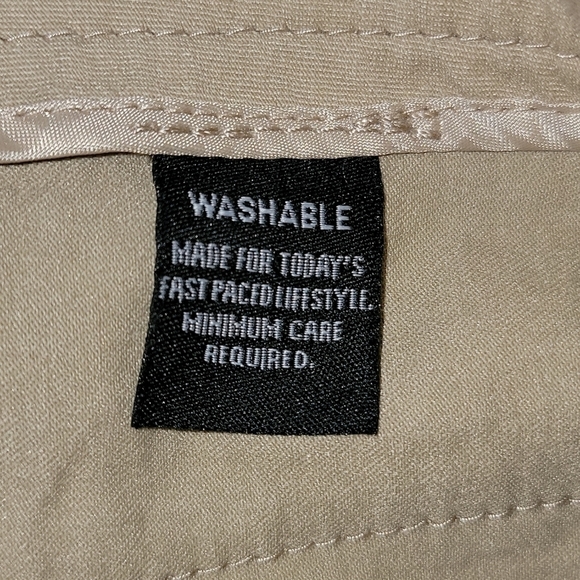 Larry Levine size 10 khaki Nylon, Rayon, & spandex pants - Picture 5 of 7